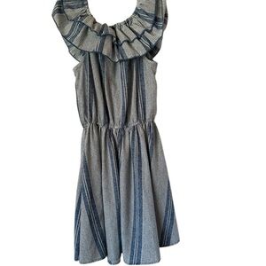 Summer dress, girls size 10, blue